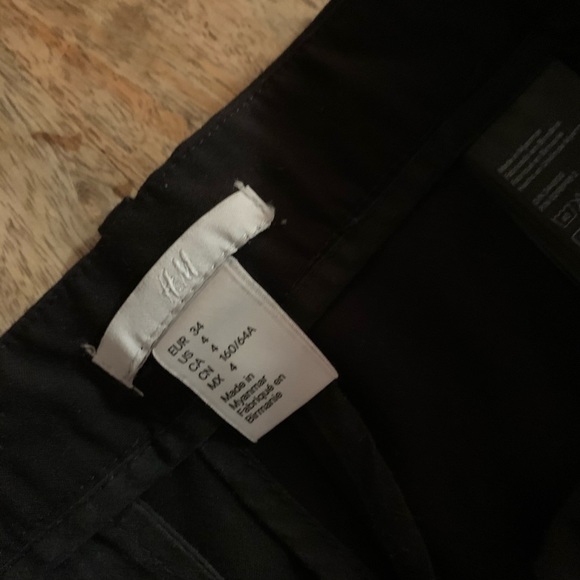 Black Fitted Dress Pants - H&M - 34/4 - Picture 8 of 8
